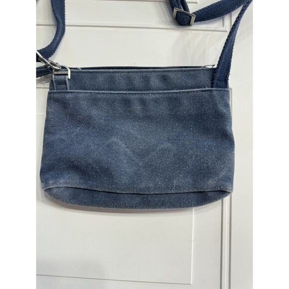 Travelon Anti Theft Heritage Crossbody Denim Blue RFID/Slash Proof - Picture 3 of 4